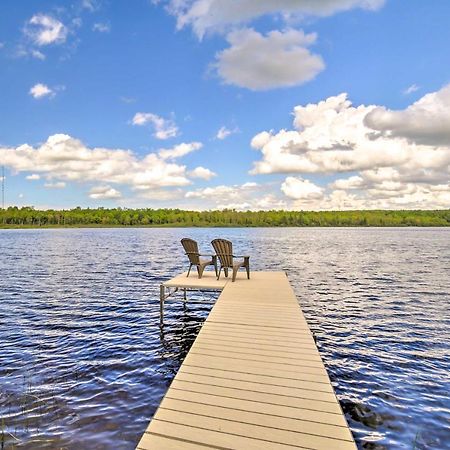 Secluded Woodsy Watersmeet Cabin With Fire Pit! Villa Exterior foto